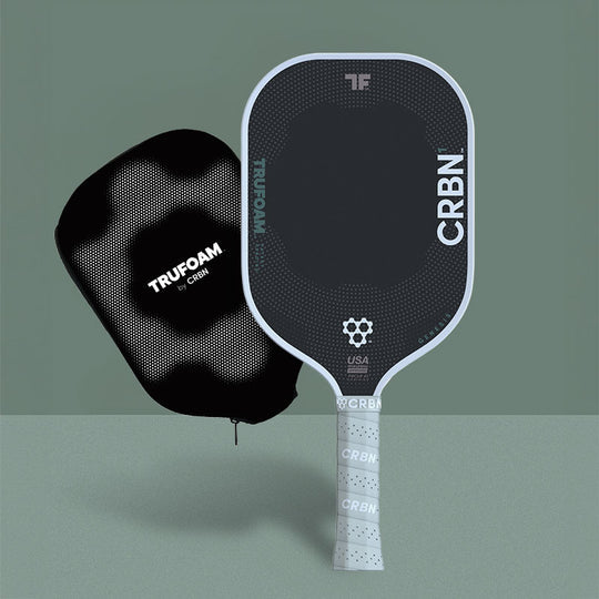 CRBN TRUFOAM GENESIS1 ピックルボール パドル CRBN¹ TRUFOAM Genesis — Raw Carbon Fiber Pickleball Paddle