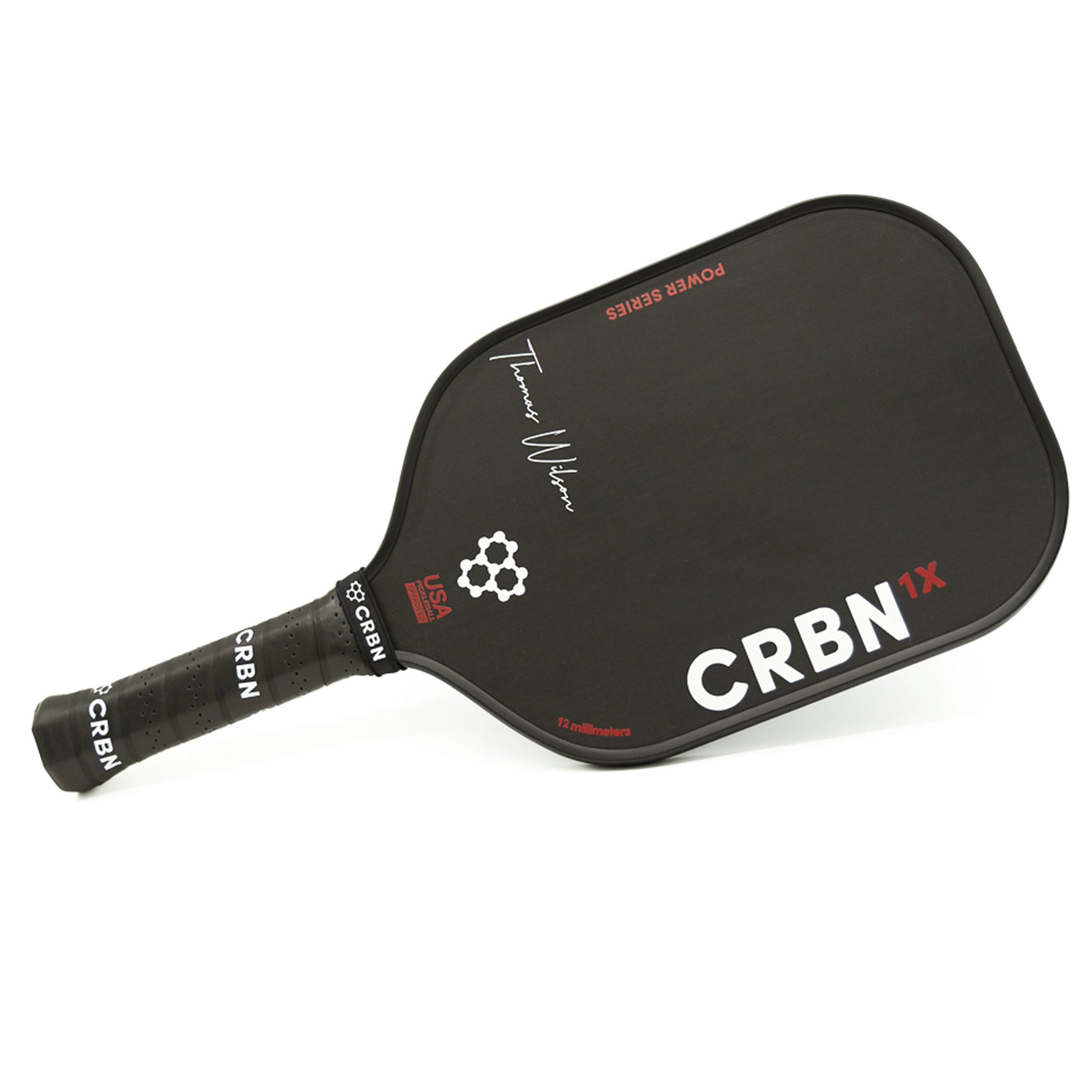 CRBN 1X Power Elongated Thomas Wilson Signature Pickleball Paddle