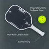 CRBN¹ TRUFOAM Genesis — Raw Carbon Fiber Pickleball Paddle