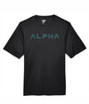 Alpha T-shirt unisexe Pickleball doux au toucher