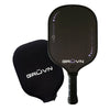 GRUVN MUVN-16V Pickleball Paddle (Raw Carbon Fiber)