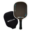 GRUVN MUVN-16V Pickleball Paddle (Raw Carbon Fiber)