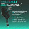 Raquette de pickleball allongée Six Zero Coral Pro 16 mm