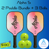 Alpha S 2 Paddle Pickleball Package - Pickleball Paddles Canada