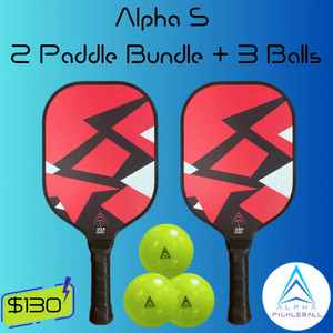 Alpha S 2 Paddle Pickleball Package - Pickleball Paddles Canada