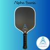 Alpha Sonic 17mm Raw Carbon Pickleball Paddle - Pickleball Paddles Canada