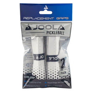 JOOLA Replacement White Ridge Pickleball Grips (2 Pack) - Pickleball Paddles Canada